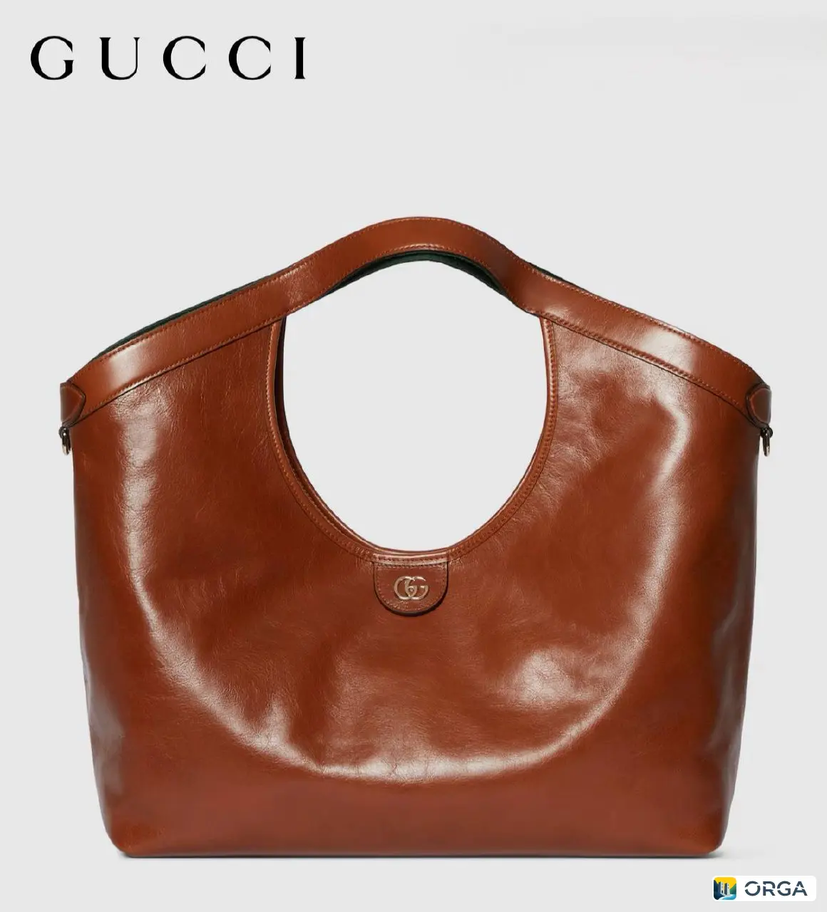 Шоппер Gucci из натуральной кожи с кошельком, новинка