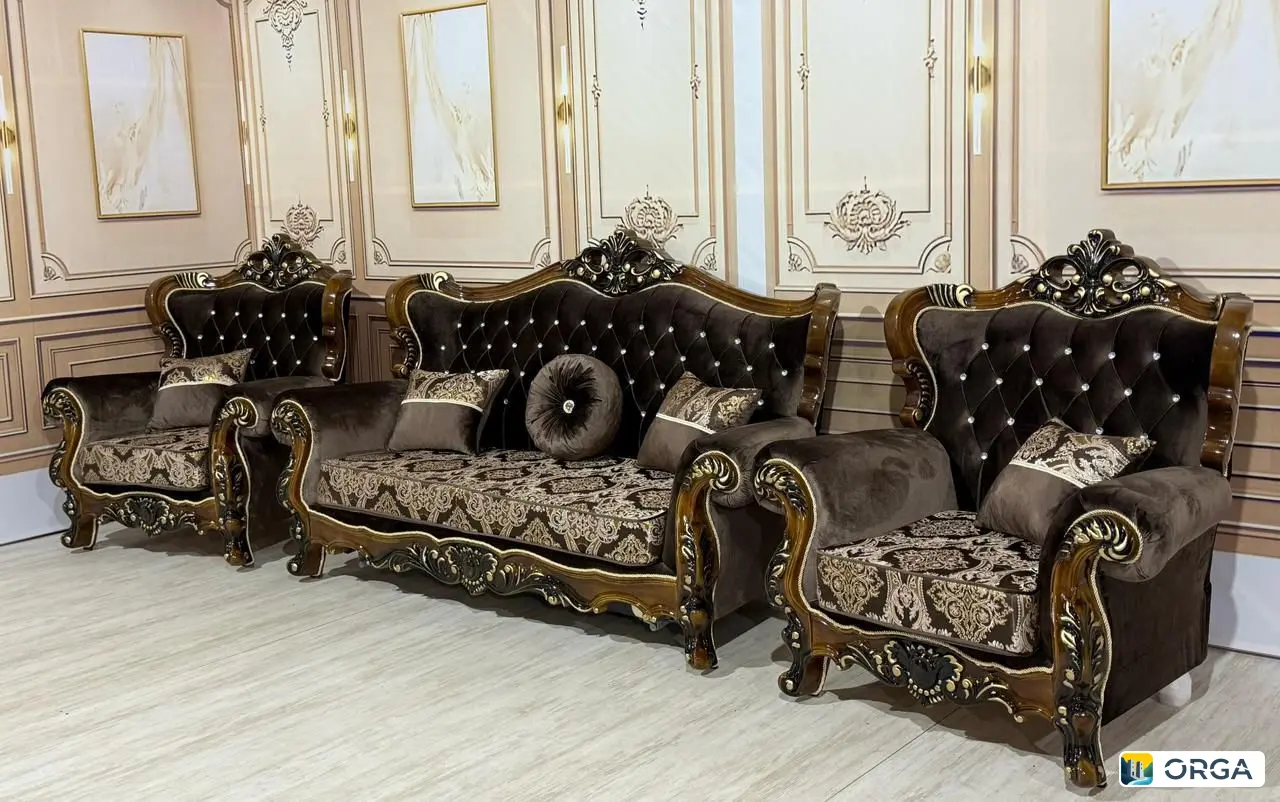 Диван Фараон раскладной с двумя креслами, 80.000 тг