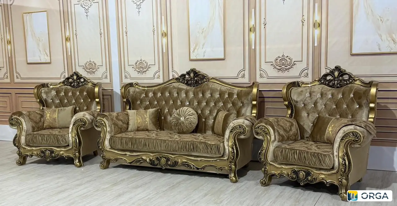 Диван Фараон раскладной с двумя креслами, 80.000 тг