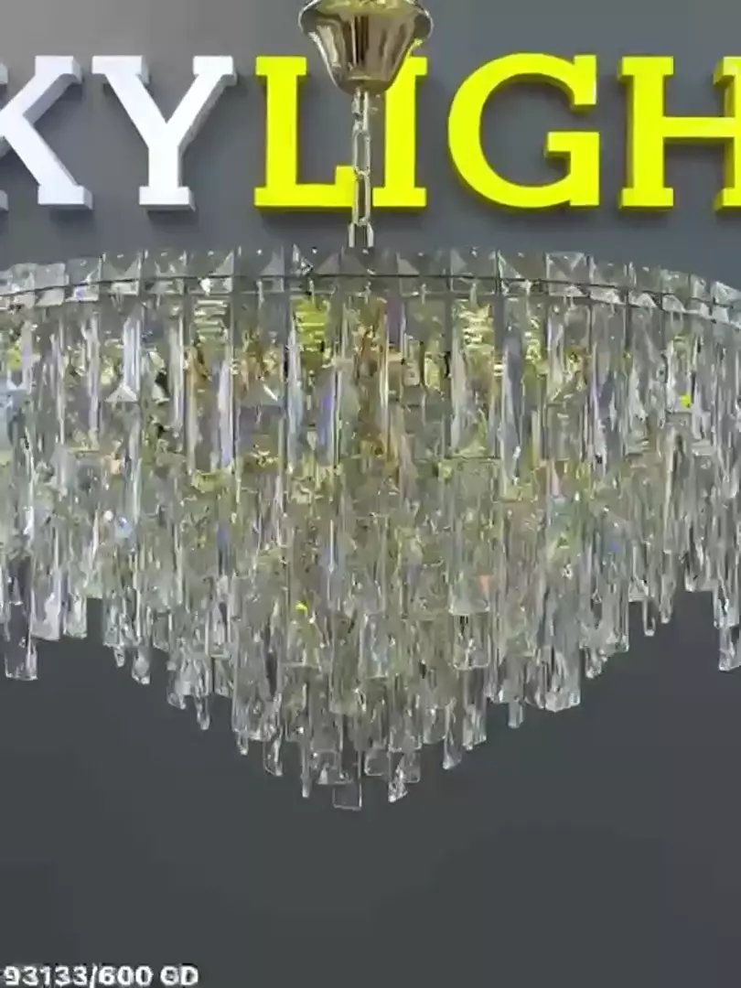 Люстра 93026/600CH, диаметр 60см, высота 50см, цоколь Е14, 11 ламп