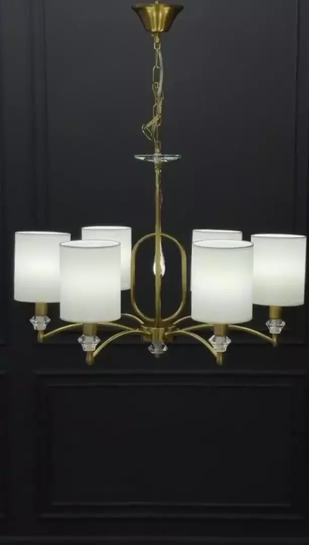 Люстра COPPER 89324/6, диаметр 64 см, высота 46 см, 6 ламп Е14