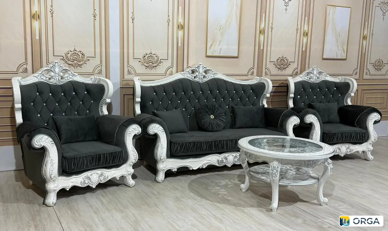 Диван Фараон раскладной с двумя креслами, 80.000 тг