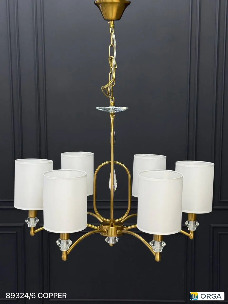 Люстра COPPER 89324/6, диаметр 64 см, высота 46 см, 6 ламп Е14