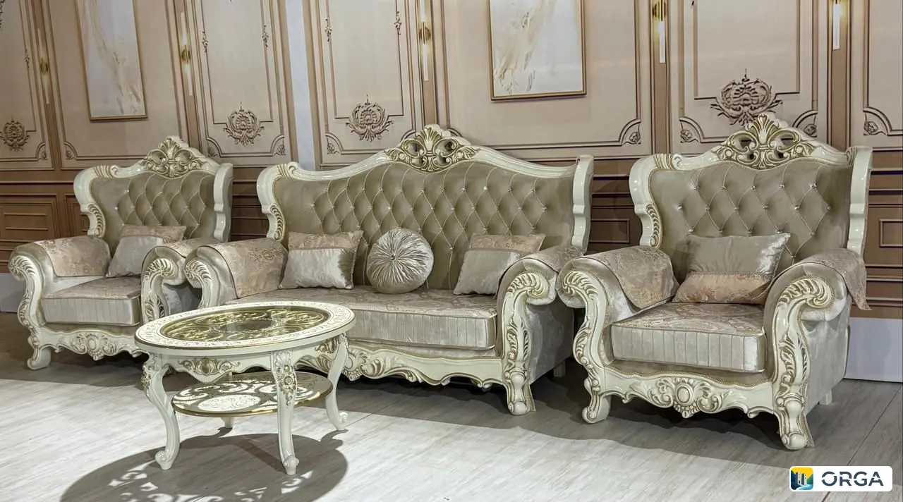 Диван Фараон раскладной с двумя креслами, 80.000 тг