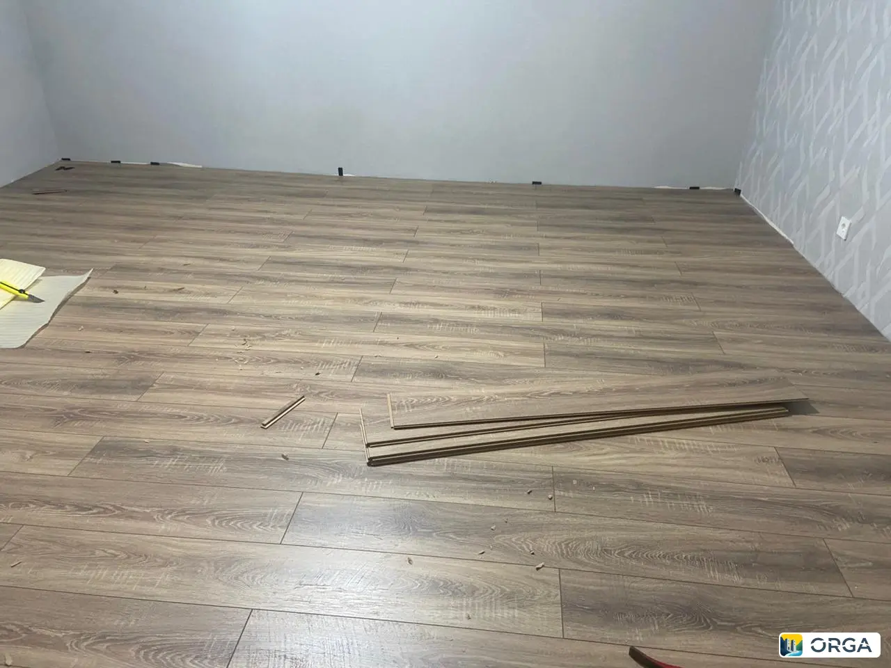 Гипсокартонные работы, укладка ламината