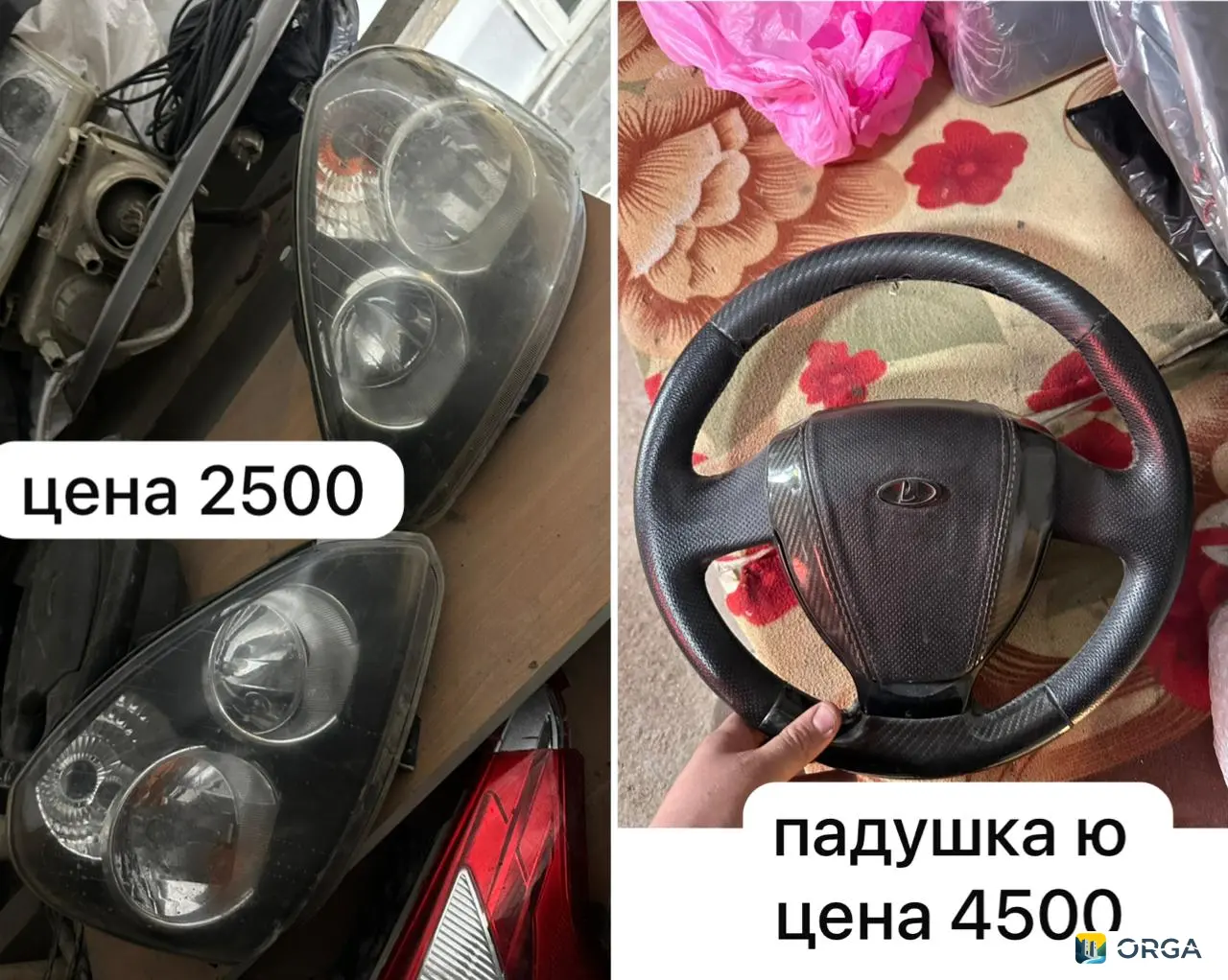 Фары и руль для LADA Priora