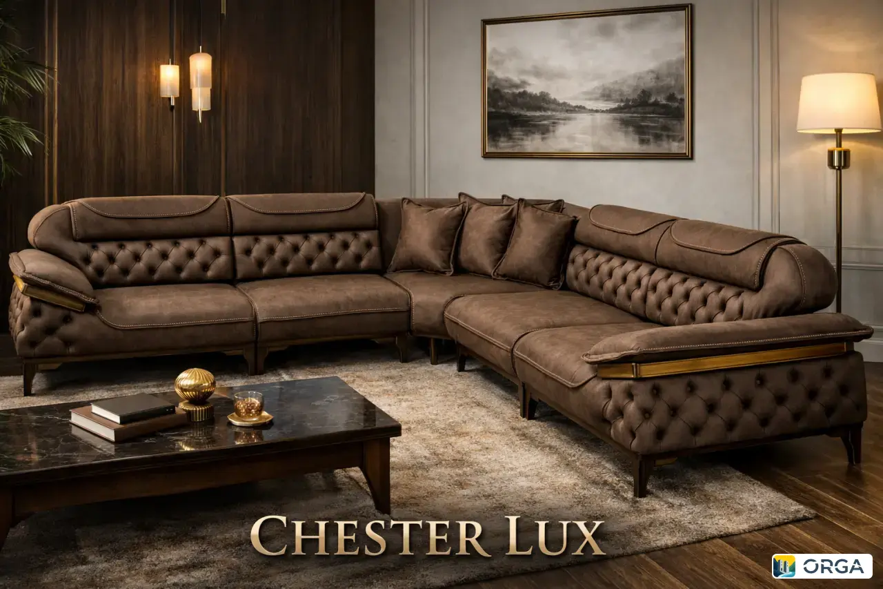 Роскошный угловой диван Chester Lux