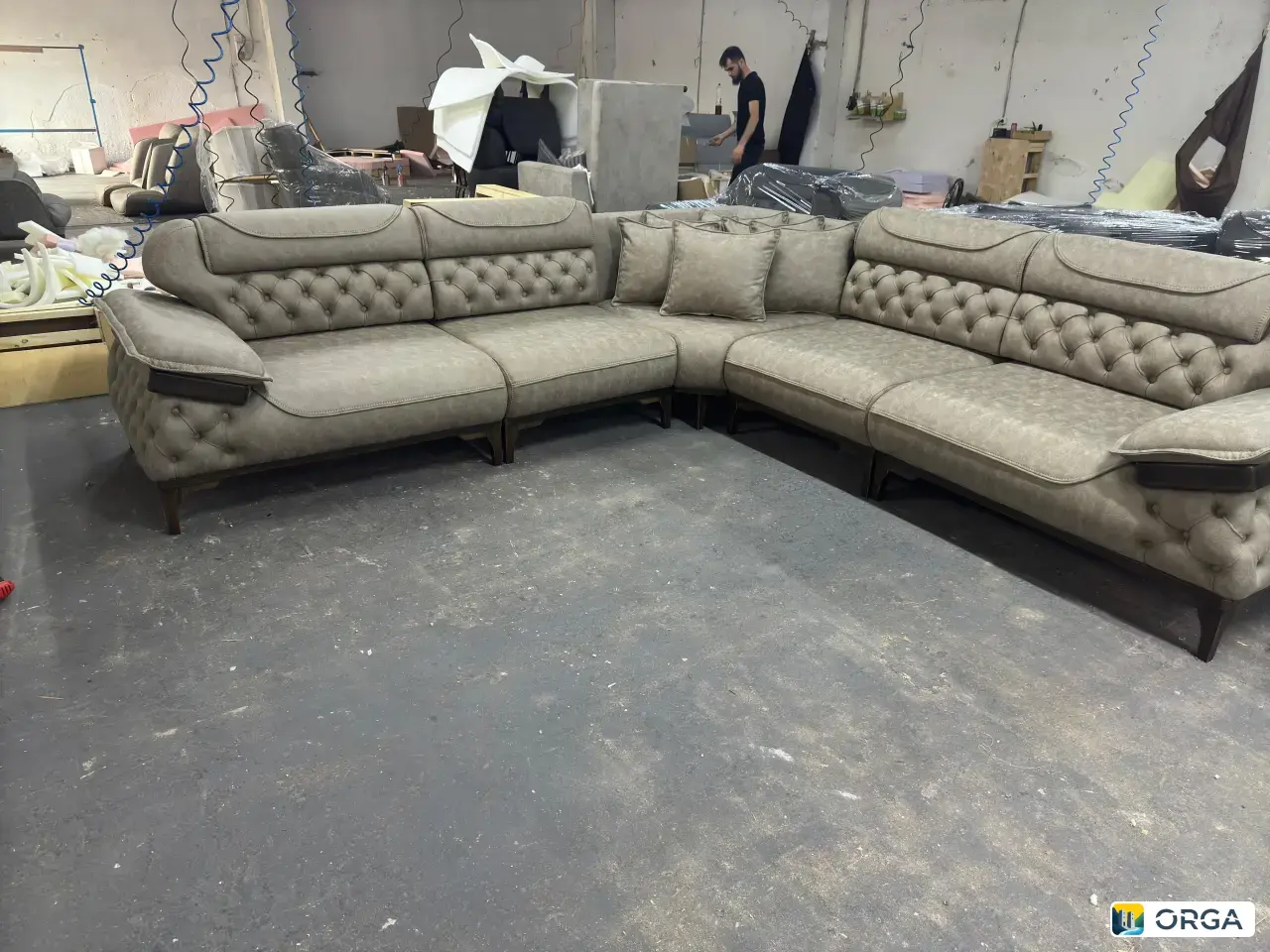 Роскошный угловой диван Chester Lux