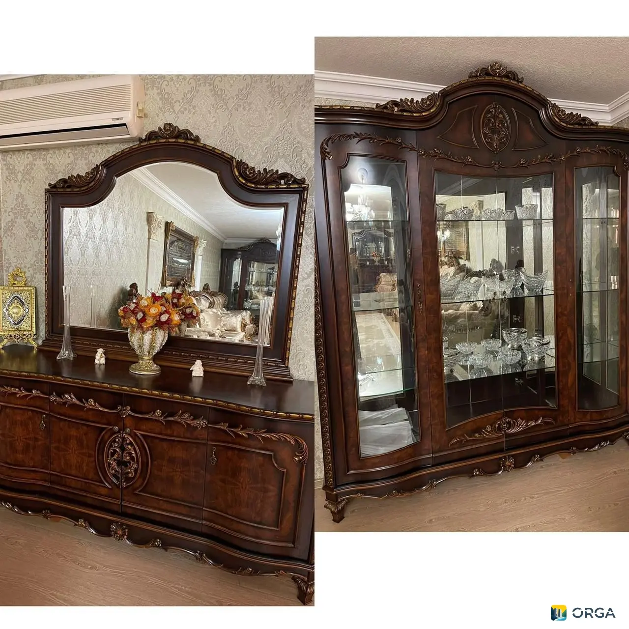 Продается шкаф-горка с зеркалом, производство Китай