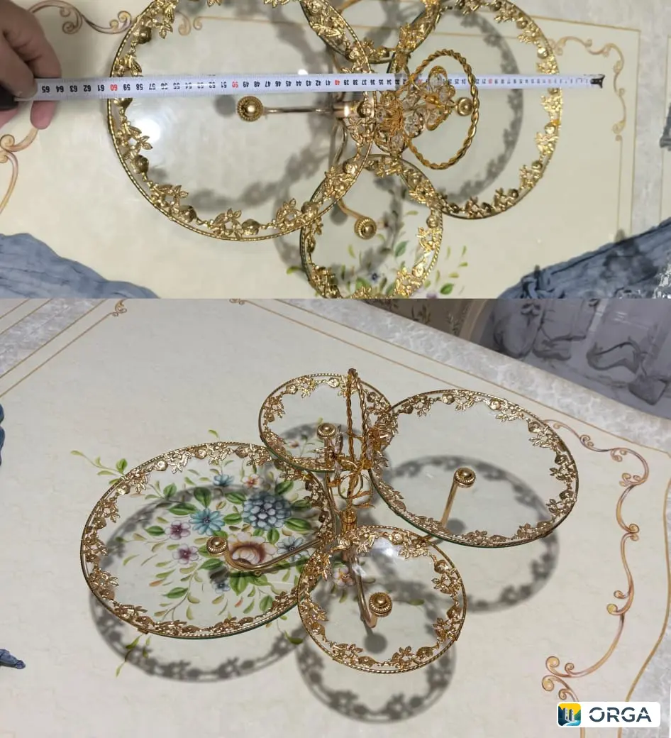 Турецкая конфетница или перожница, очень красивая, пользовалась один раз