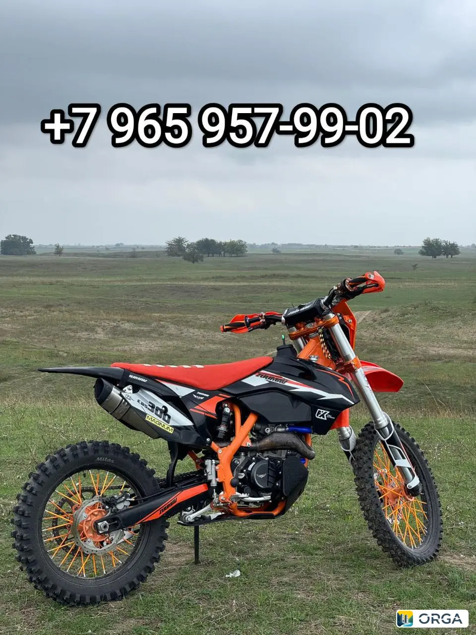 Мотоцикл эндуро, 2600 км, 165 000 руб.