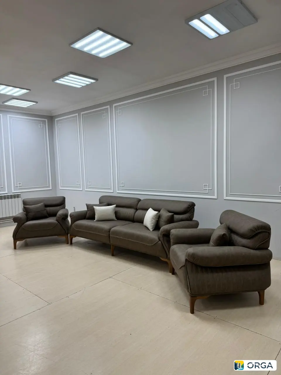 Диван Минара 240 см, откидной механизм, спальное место 190x90 см