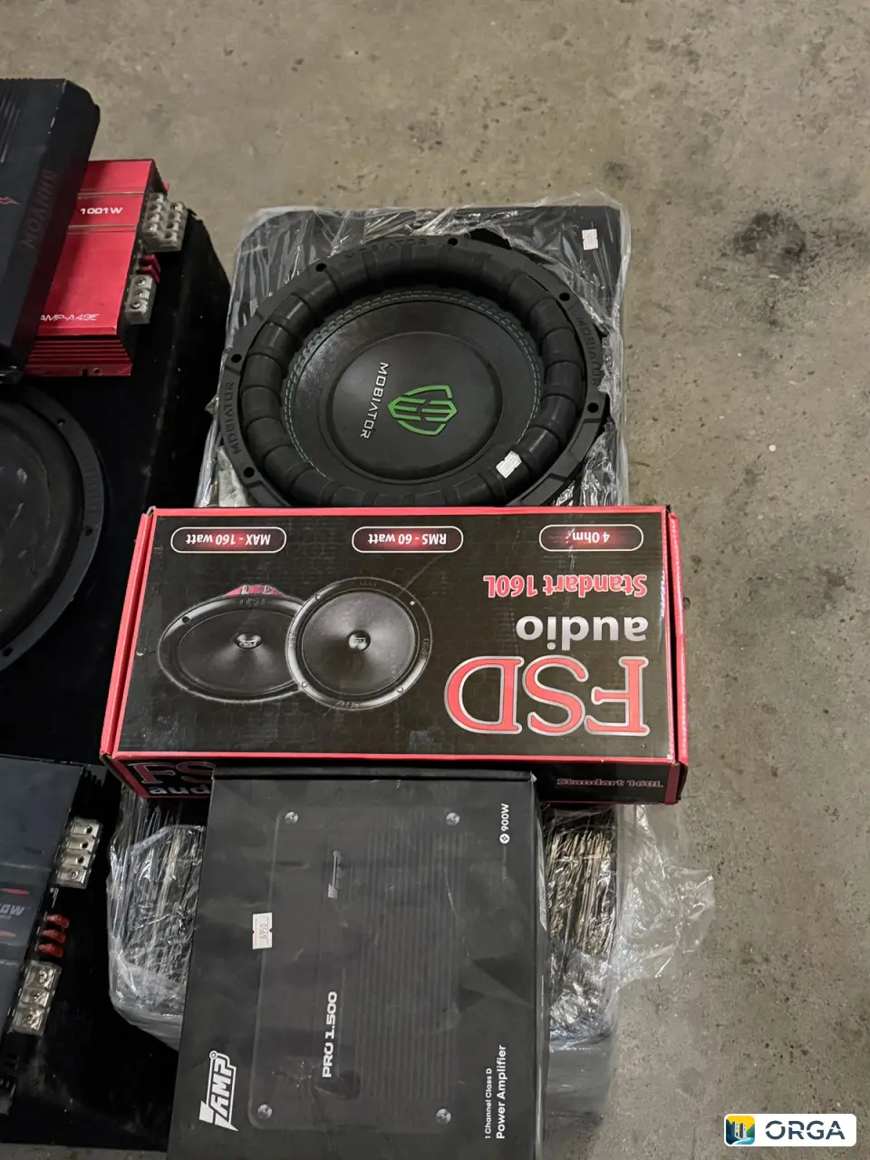 Сабвуфер автомобильный 500-1000 Вт, колонки FSD-16, моноблок AMP-1.500