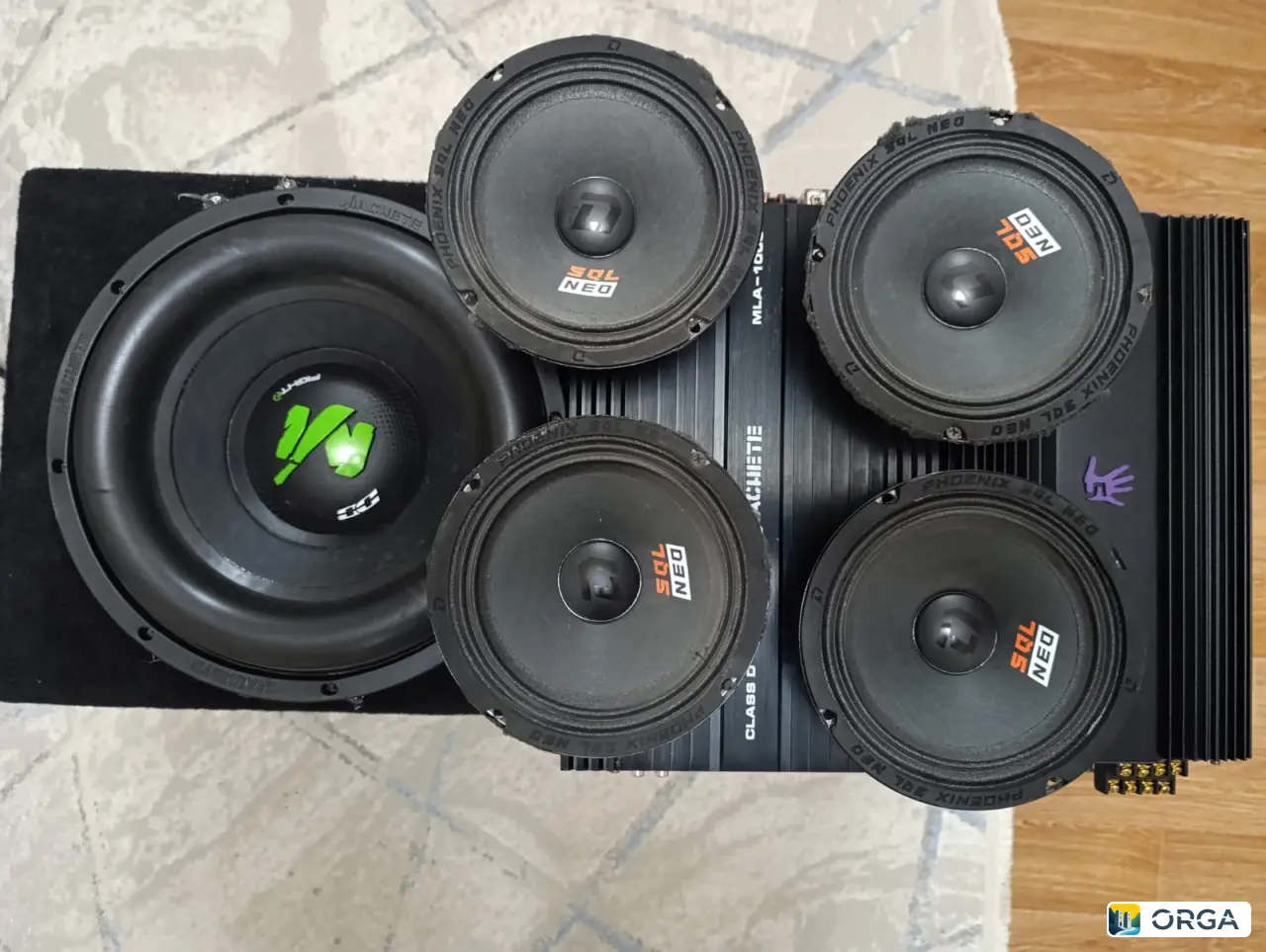 Автомобильный сабвуфер 12R 1200W